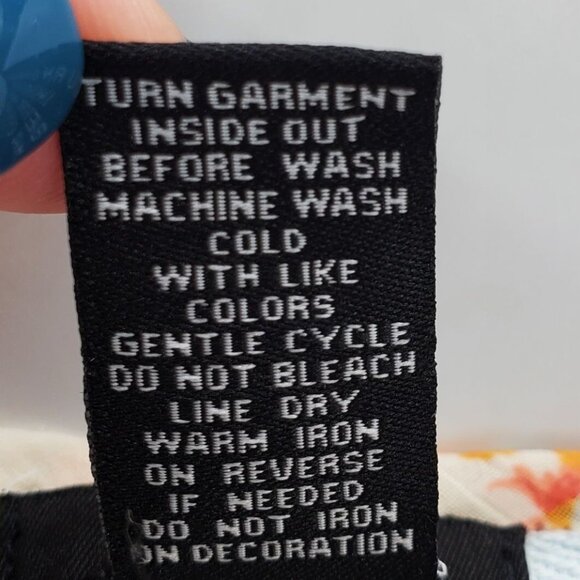 Rue21 Floral Crochet Boho Top S Sheer Long Sleeve Peasant Blouse Festival - Picture 12 of 16